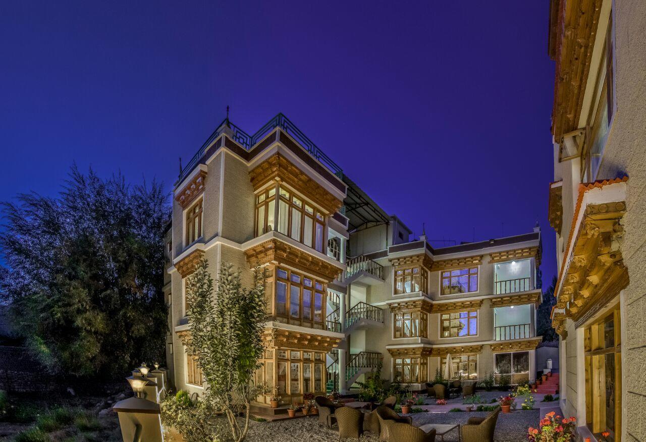 Hotel Om Ladakh Léh Exteriér fotografie
